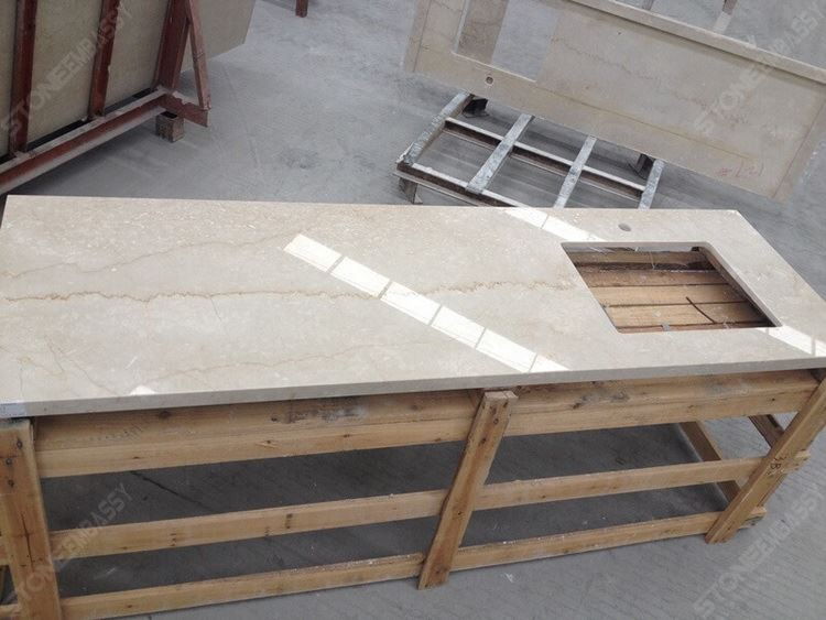 Botticino marble for kitchen countertop