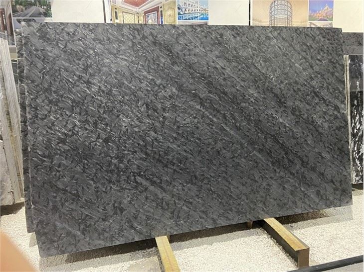 Black Matrix Granite Leather slab