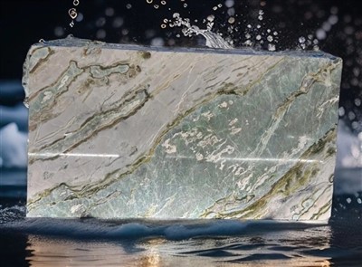 لوح رخام أزرق فاتح