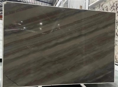 بلاطة رخام بني هادئة