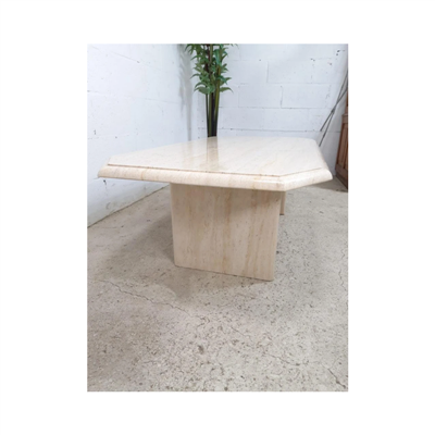 طاولة القهوة الترافرتين خمر